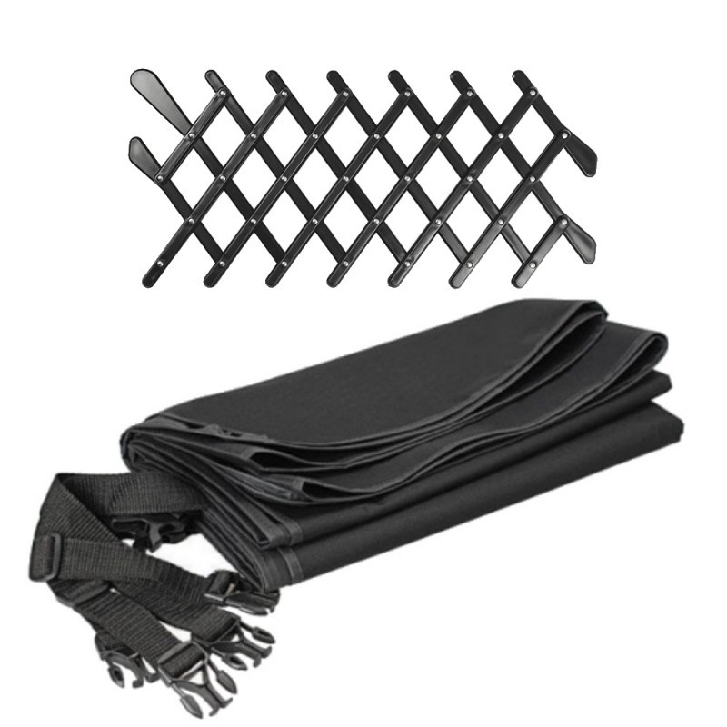 Set husa auto impermeabila bancheta transport caini pisici + Grilaj