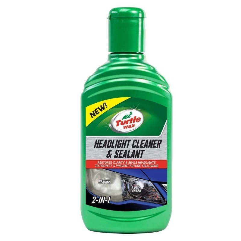 Solutie Curatare si Sealant Protectie Faruri Plastic Turtle Wax 300ml